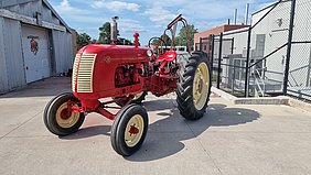 One of the first tractors on the tractor test track (Sturm, ATB)