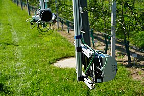 Kreisförderer mit Naherkundungssensoren