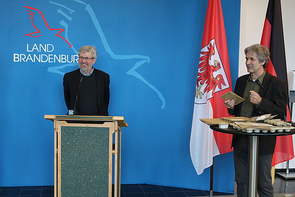 Dr.-Ing. Ralf Pecenka as a guest in the Brandenburg State Chancellery