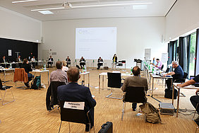 Auswärtige Sitzung des brandenburgischen Agrarausschusses im CIRCLE (Foto: Foltan/ATB)