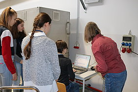 Messungen auswerten (Foto: ATB)