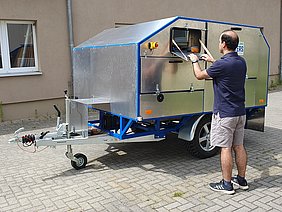 New carrier platform for soil mapping in the I4S project (Photo: Tavakoli/ATB)