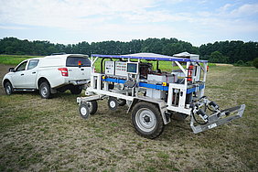 Sensor platform for analysing soil properties - I4S project (Photo: Zimne/ATB)