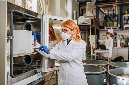 ATB's drying lab (Photo: Manuel Gutjahr)