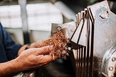 Fiber processing in ATB's pilot plant (Photo: Gutjahr/ATB)