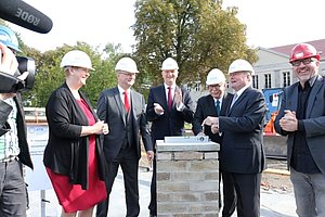 Cornerstone ceremony for ATB's new research building CIRCLE 2017 (Photo: ATB)