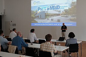 Begrüßung und Eröffnung des Workshops durch David Janke, Wissenschaftler am ATB.