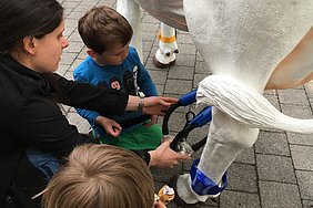 Milking technology on trail (Foto: Rumposch/ATB)
