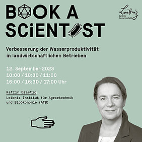 Book a scientist - Dr. Katrin Drastig (ATB)