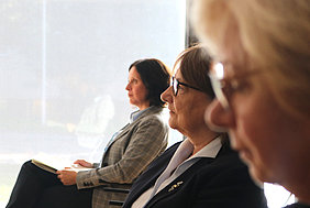 From left: Prof. Barbara Sturm, Scientific Director ATB, Prof. Christine Lang, Co-Chair IACGB, Dr. Uta Tietz, Admin. Director ATB (Photo: ATB)