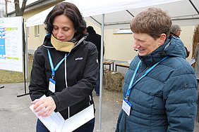 Prof. Dr. Barbara Sturm (links) und Prof. Dr. Annette Prochnow (Foto: Foltan/ATB)
