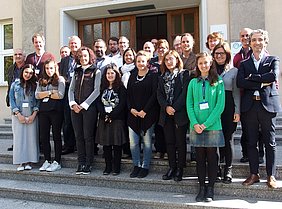 WissenschaftlerInnen der EUBis Arbeitsgruppe "Bioprozesse" (WG2) am ATB (Foto: von Haselberg/ATB)