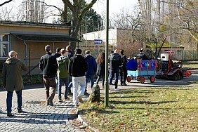 Festumzug auf dem ATB-Campus