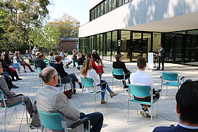 Inaugural address to the ATB employees (Photo: Lietze/ATB)