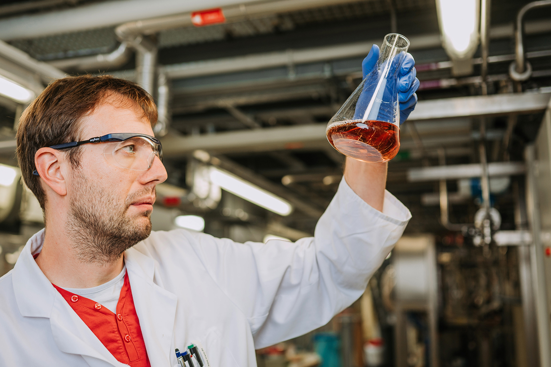 Von Reststoffen zu Biochemikalien für die Industrie - biotechnologische Stoffwandlung (Foto: Manuel Gutjahr)