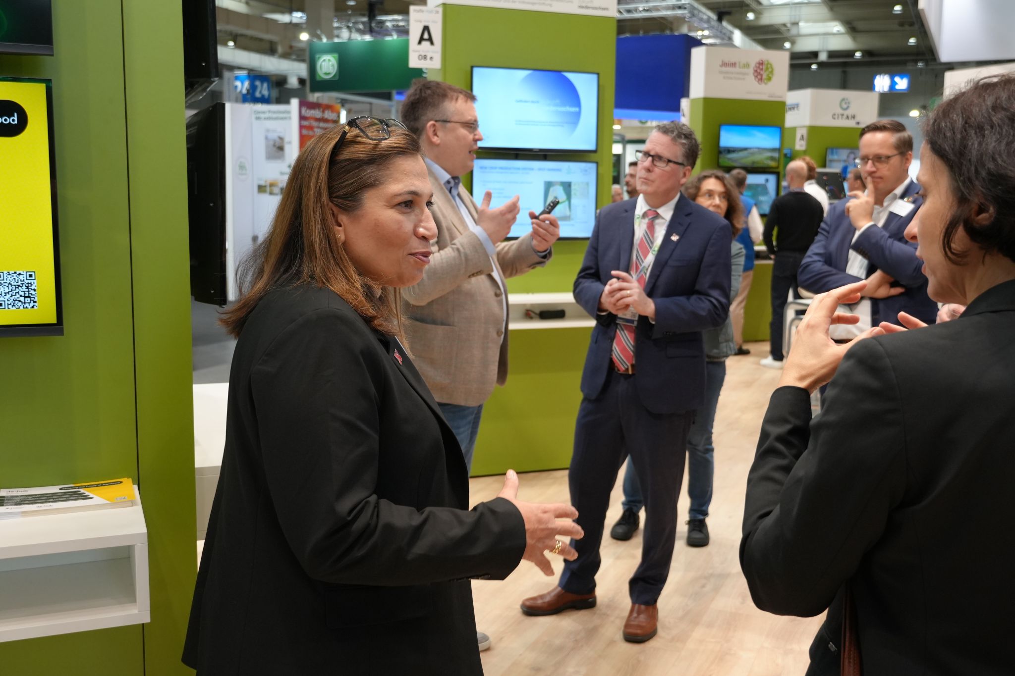 Interested peaple at ATB booth