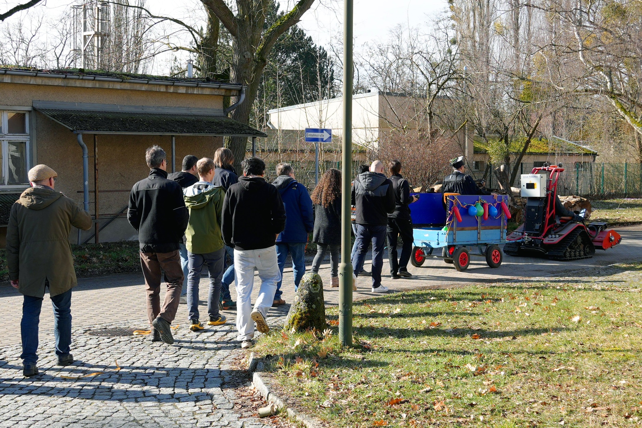 Festumzug auf dem ATB-Campus